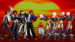 [KOF Mugen] Kyo Kusanagi Team vs Angel Team