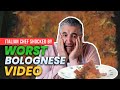 Italian Chef Reacts to WORST BOLOGNESE SAUCE By Kay