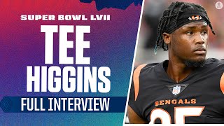 Bengals WR Tee Higgins talks Joe Burrow, Ja'marr Chase & MORE [FULL INTERVIEW] | CBS Sports