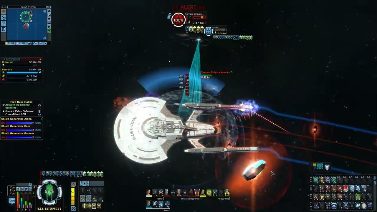 Star Trek Online Peril Over Pahvo Constitution III Dyson Joint Command
