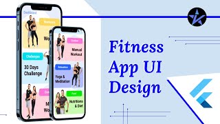 Fitness Tracker App Dashboard UI Design - Flutter Tutorials | App Design