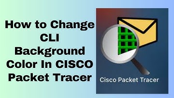 How to Change CLI Background Color In CISCO Packet Tracer