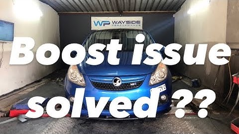 Trying to solve the boost issue on the Corsa vxr at wayside performance made even more power 😎