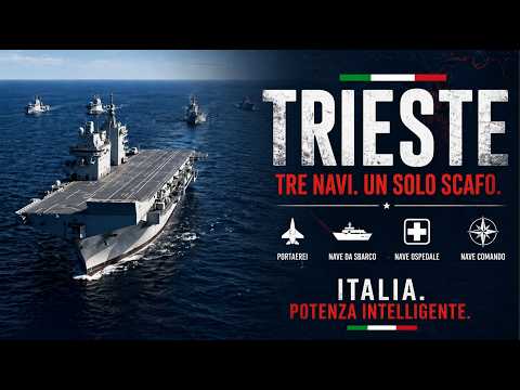 Video PERCHÉ LA NAVE DA GUERRA ITALIANA TRIESTE CHE FA TREMARE IL MONDO È COSÌ PERICOLOSA?
