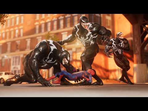 Surviving THREE VENOMS AT ONCE in Marvel's Spider-Man 2