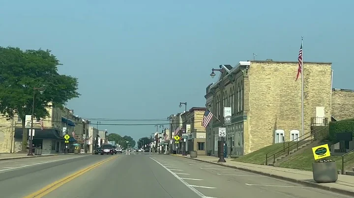 Cruising through downtown Waupun Wisconsin