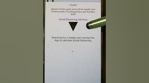 Social Distancing App