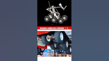 Landing gear animation ✈️👩‍🔧 #automobile #machine #mechanical #animation #cad #3d 🔥