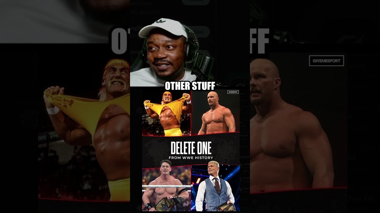 If you had the power to delete one, who would you chose? #wwe #wweshorts #johncena #hulkhogan