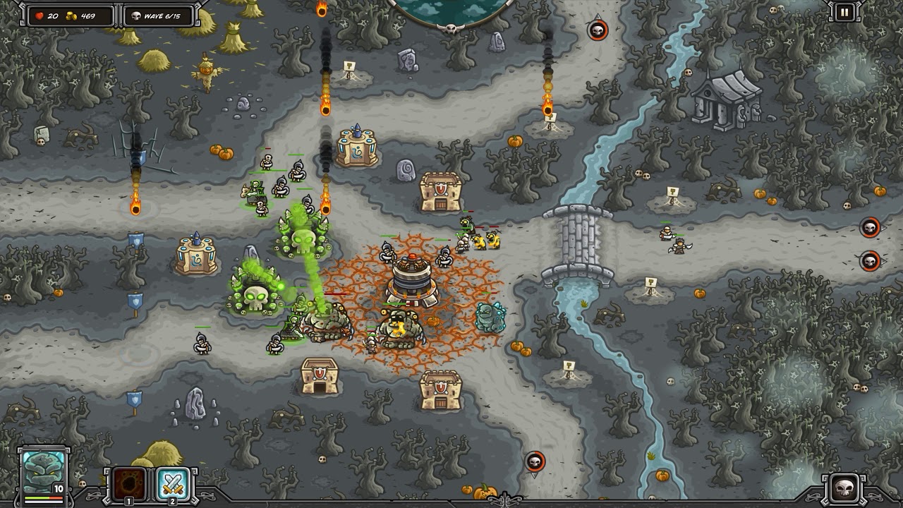 kingdom rush frontiers desecrated grove