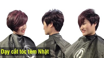Dạy cắt kiểu tóc tém Nhật nhanh đẹp | Hướng dẫn cắt tóc ngắn | Dung Trần Academy