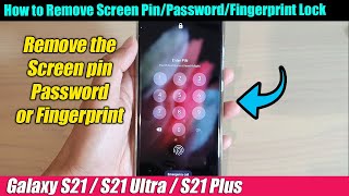 Learn how you can remove the screen pin/password or fingerprint lock
on galaxy s21/ultra/plus.gears i use:velbon sherpa 200 r/f tripod with
3 way panhead...