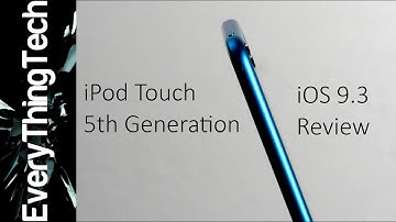 iPod Touch (5th Gen) iOS 9.3 Review