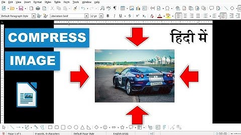 How to Compress Images in LibreOffice Writer