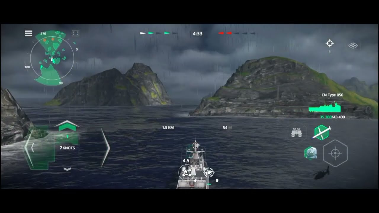 Modern Warships | CN type 056 | Mobile Gameplay | Ultra Graphics