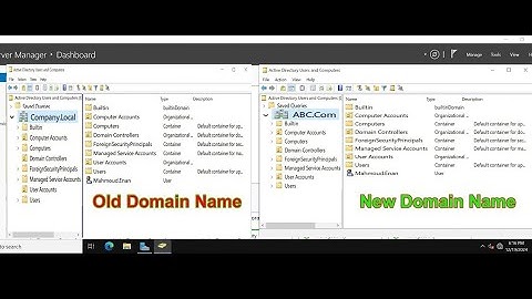 How to Rename an Active Directory Domain Name in Windows Server 2022