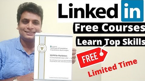 LinkedIn Free Courses With Certificate Python Java JavaScript Data Science Tableau Free Course