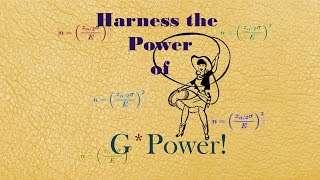 Easy Power Calculations in G*Power!: Livestream Recording