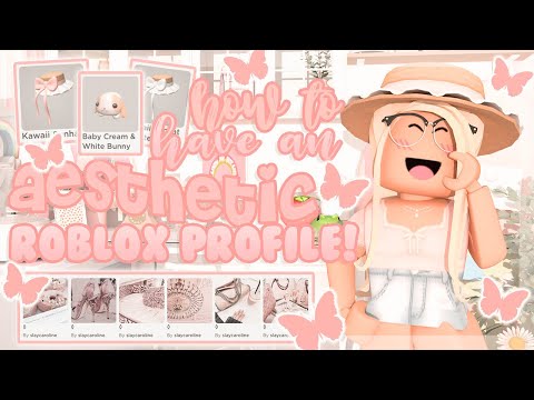 How To Have An AESTHETIC ROBLOX PROFILE! ‧₊˚✩