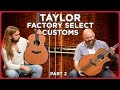 Rare Woods, Incredible Tones | Taylor Factory Select Customs Part 2!