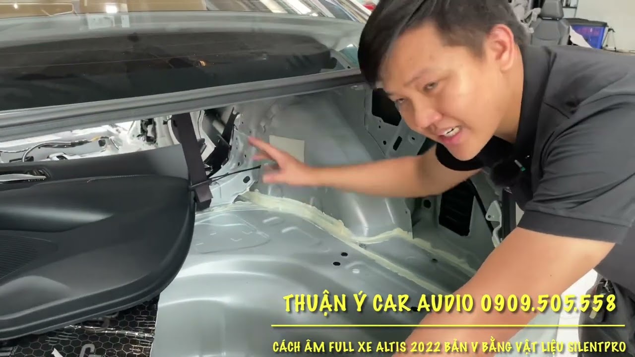Vì sao nên cách âm chống ồn cho toyota corolla altis... - youtube