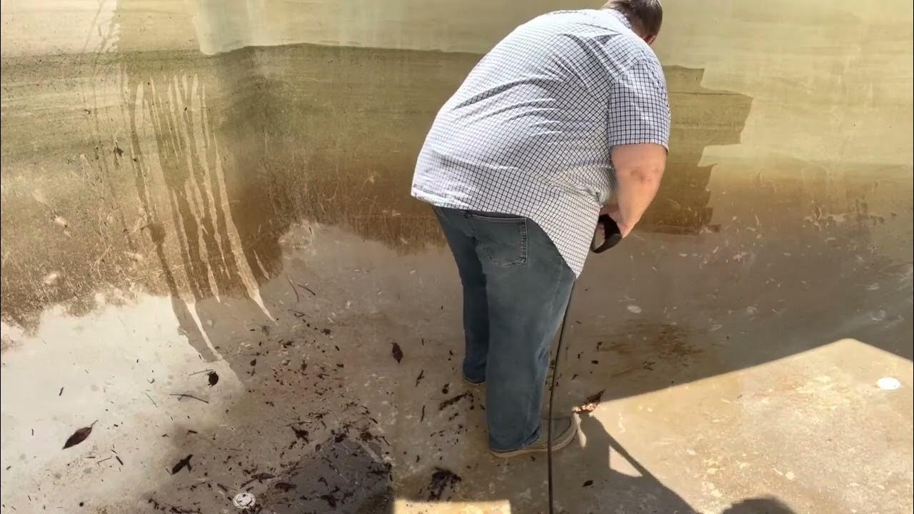 Gunite Inground Pool power wash powerwashing poolcleaning 