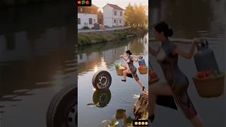 Menyeberang dengan selamat 🥳 #funnyvideo #comedy