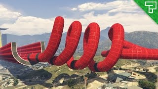 INSANE LOOPS & THE BIGGEST WALLRIDE - GTA 5 Cunning Stunts DLC