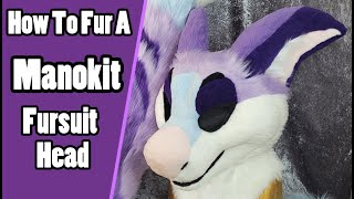 How To Fur A Manokit Fursuit Head | Fursuit Tutorial