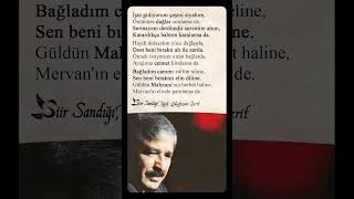 İşte Gidiyorum Çeşmi Siyahım. Aşık Mahzuni Şerif, Şiir Resimi