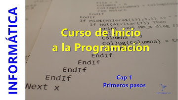 Curso basico programacion. 01. INTRO, Primeros pasos