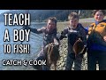 Teaching My Boys to Freedive and Spearfish | Catch &amp; Cook