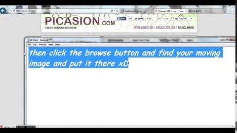 how to make a imvu moving profile picture