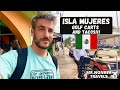 ISLA MUJERES 🇲🇽 SURVIVING the GOLF CART ride, and the search for GREAT TACOS!!!