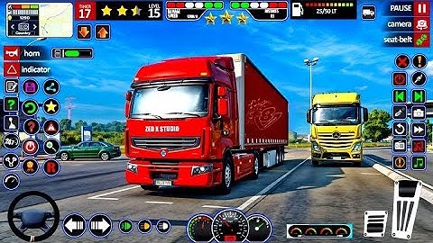  Real  Cargo Truck Trailer Driving Transporter Delivery Truck Simulator 2025 Android game 