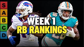 Week 1 RB Rankings: Start/Sit Decisions Made EASY News
