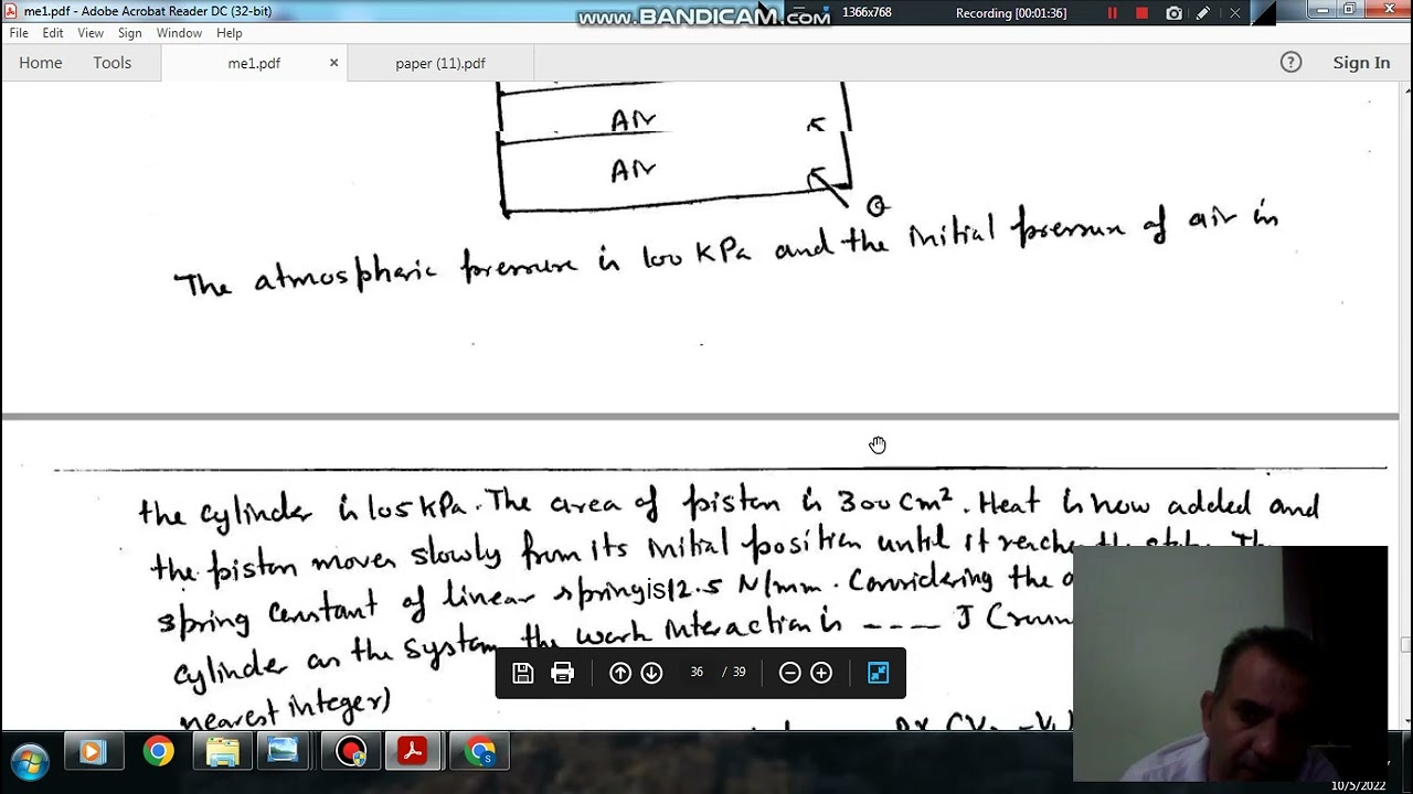 Basics- Q99 (Gate 2020 (ME-02) Engineering Thermodynamics)