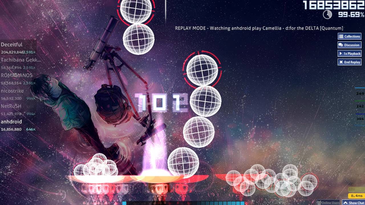 [osu! ctb] かめりあ - σ:For The Delta [Quantum] 99,40% by anhdroid [Demo version]