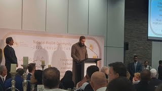 Muslim preacher who celebrated Hamas invasion spoke at community event alongside Albanese