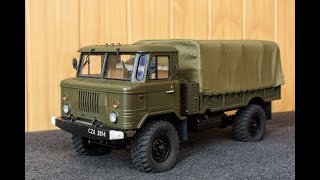 Cross RC GC4 - Gaz 66 1:10  - stages of building a model and a short presentation