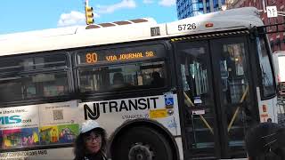NJT NABI (Outside) on the 80 to Gates Avenue Via Journal SQ 40-SFW #5726 