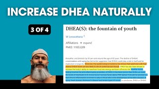 How To Increase DHEA Naturally (Part 3)