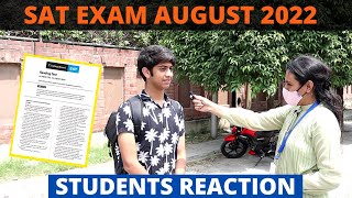 August SAT 2022 Exam Reaction FT. Students & Parent || Post SAT Exam Reaction 😱😱