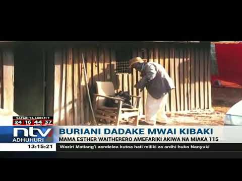 Rais Uhuru Kenyatta aomboleza dadake Mwai Kibaki