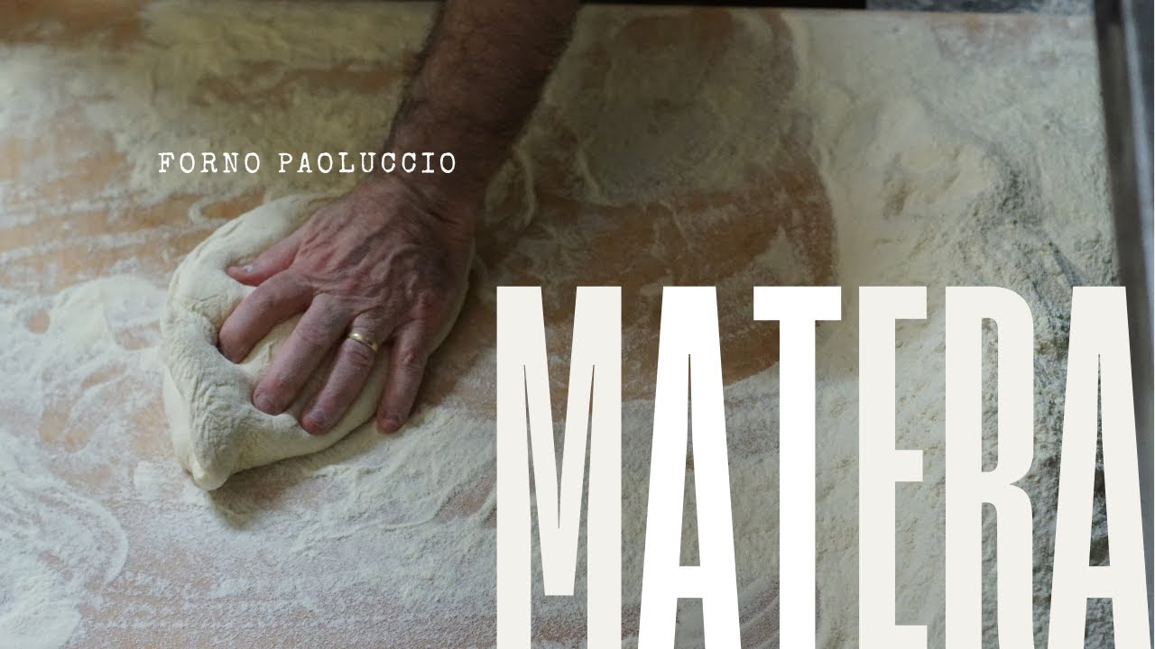 VIAGGIO A MATERA , ARTISTI  DI PANE E FOCCACCIA DA OLTRE 60 ANNI , FORNO PAOLUCCIO , IL PIU' ANTICO