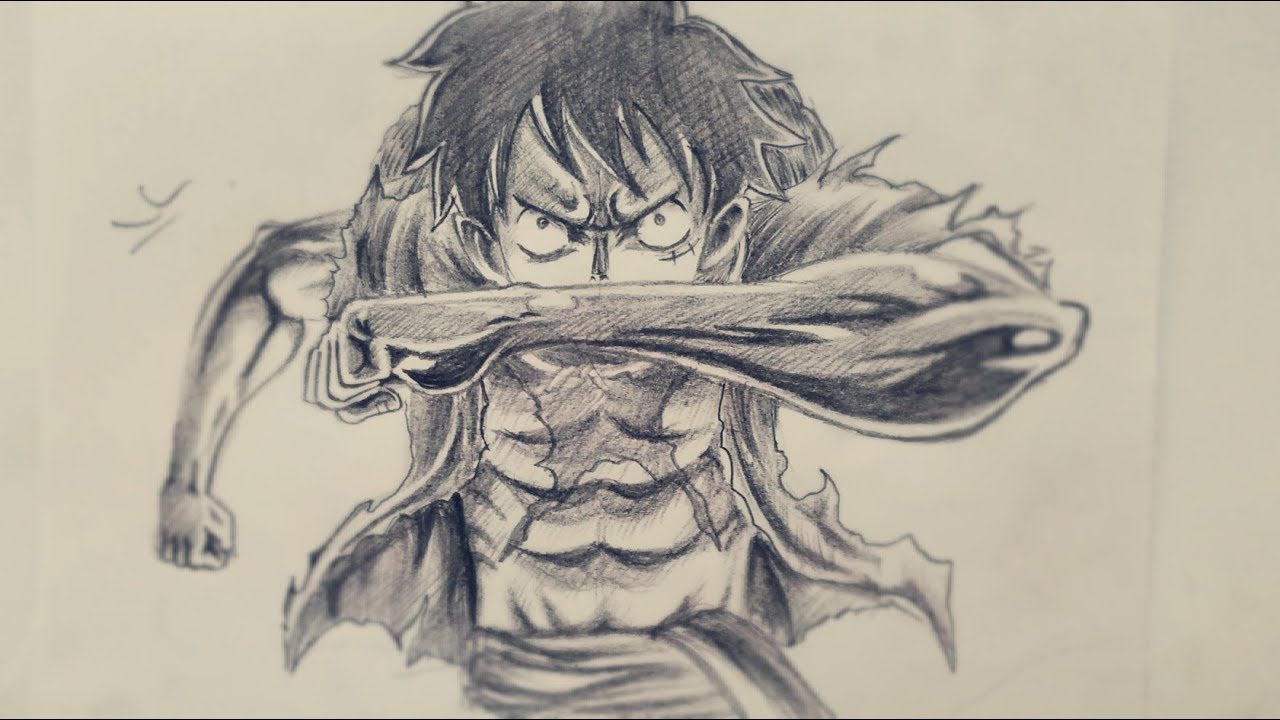 Học vẽ Luffy mũ rơm (Đảo hải tặc) ||| DRAWING STRAW HAT LUFFY (ONE ...