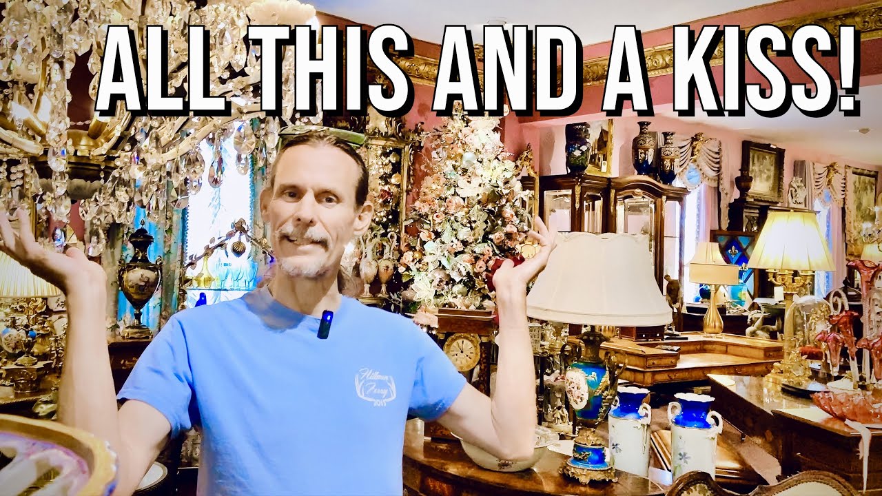 Настоящие антикварные вещи, которые не продавались годами, в огромном, роскошном винтажном магазине!