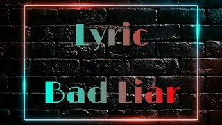 Bad Liar - Imagine Dragons Acoustic Cover by Anna Hamilton (Lyric) Lirik