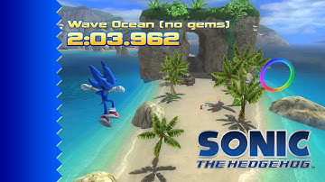 Sonic 06 (Xenia) // Wave Ocean (Sonic) - 2:03.962 (no gems)