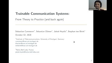 Wireless ML Seminar - Trainable Communication Systems: From Theory to Practice (and back again)